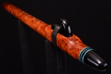 Amboyna Burl Native American Flute, Minor, Mid G-4, #G9G